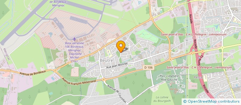 localisation de l'entreprise MONSIEUR JEAN-MICHEL SAPHY  MERIGNAC