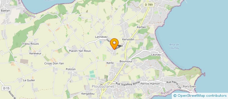 localisation de l'entreprise MONSIEUR JEAN MICHEL SASSIER à PLOUBAZLANEC
