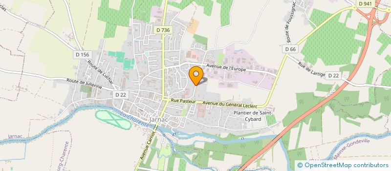 localisation de l'entreprise MONSIEUR JEAN-MICHEL SAUNIER à JARNAC