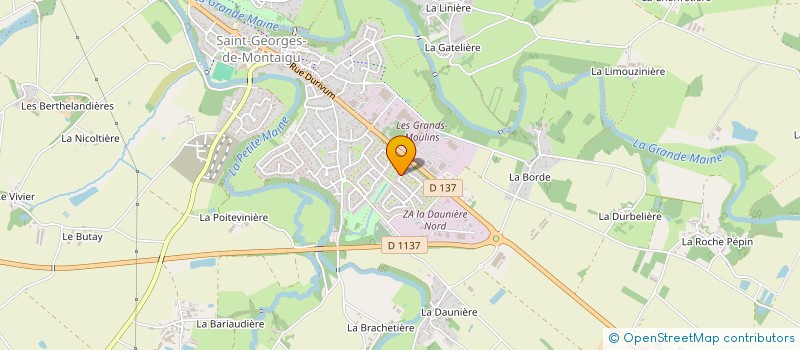 localisation de l'entreprise MONSIEUR JEAN-MICHEL SAUVAGET à MONTAIGU-VENDEE