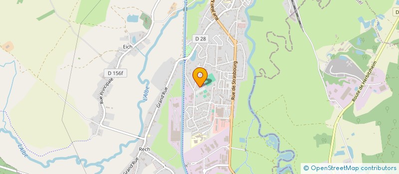 localisation de l'entreprise MONSIEUR JEAN-MICHEL SCHMITT  SARRALBE