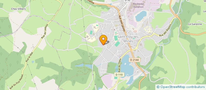 localisation de l'entreprise MONSIEUR JEAN MICHEL SCHWAL  SAINT-ELOY-LES-MINES