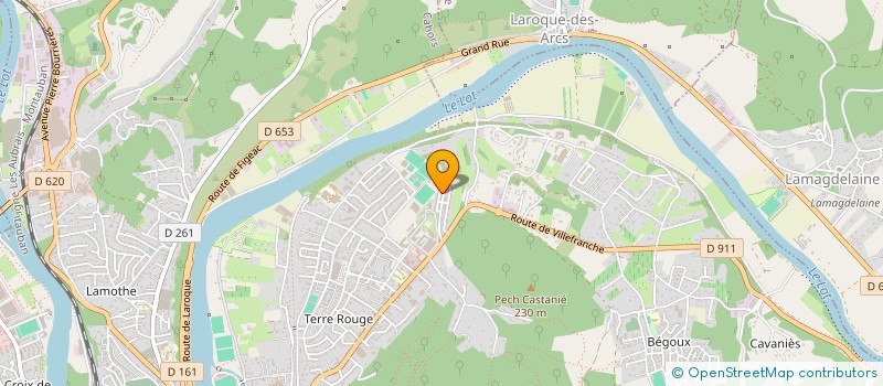 localisation de l'entreprise MONSIEUR JEAN-MICHEL SCIGALA  CAILLAC