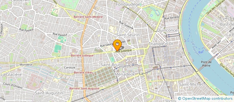 localisation de l'entreprise MONSIEUR JEAN-MICHEL SEBILEAU  BORDEAUX