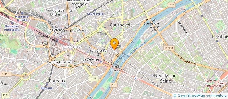 localisation de l'entreprise MONSIEUR JEAN-MICHEL SERI à COURBEVOIE