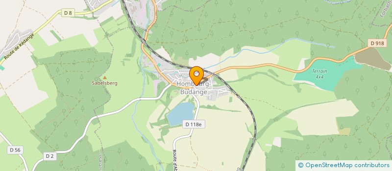 localisation de l'entreprise MONSIEUR JEAN MICHEL SEVERINI  HOMBOURG-BUDANGE