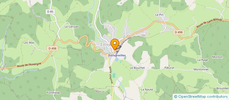 localisation de l'entreprise MONSIEUR JEAN MICHEL SICARD à ESTIVAREILLES