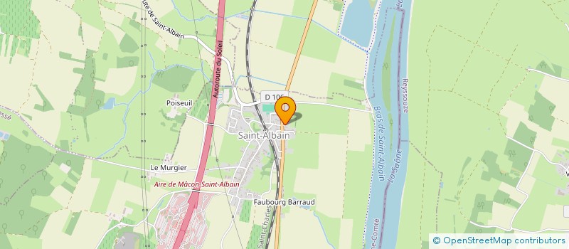 localisation de l'entreprise MONSIEUR JEAN-MICHEL SIMON  SAINT-ALBAIN