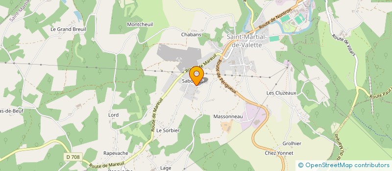 localisation de l'entreprise MONSIEUR JEAN MICHEL SIMONNET  SAINT-MARTIAL-DE-VALETTE