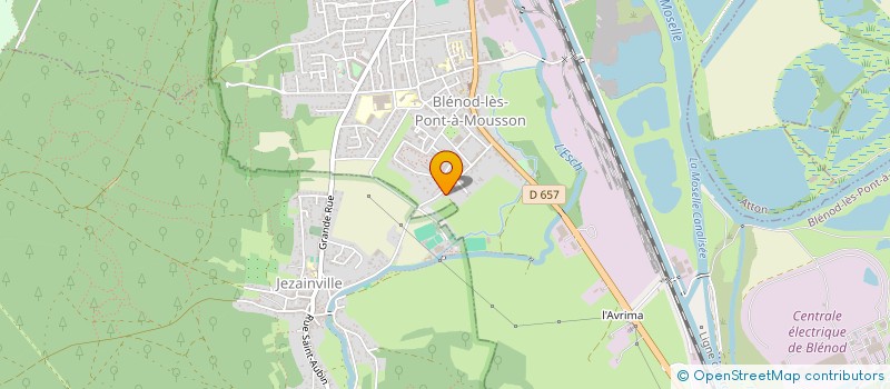 localisation de l'entreprise MONSIEUR JEAN MICHEL SINN  JEZAINVILLE