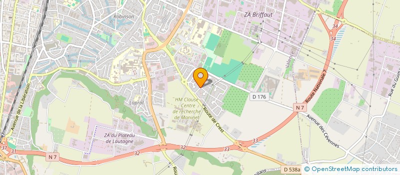 localisation de l'entreprise MONSIEUR JEAN MICHEL SOLA  VALENCE