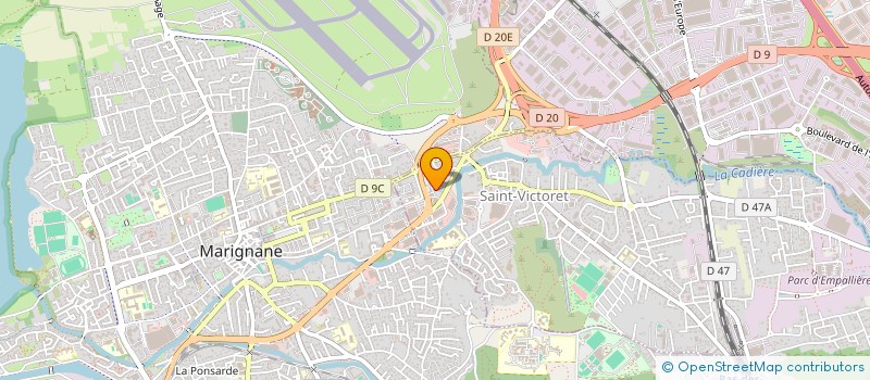 localisation de l'entreprise MONSIEUR JEAN-MICHEL SOLBAS  SAINT-VICTORET