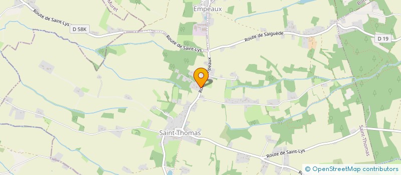 localisation de l'entreprise MONSIEUR JEAN-MICHEL SORGENTE  SAINT-THOMAS