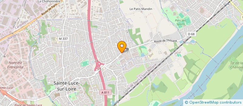 localisation de l'entreprise MONSIEUR JEAN-MICHEL SORIN à SAINTE-LUCE-SUR-LOIRE