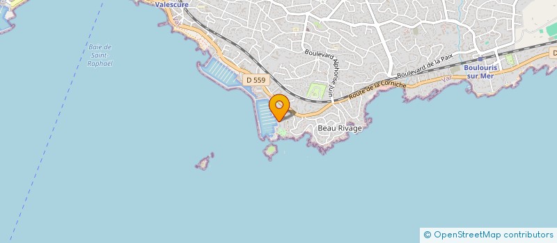 localisation de l'entreprise MONSIEUR JEAN-MICHEL TAVERNIER  SAINT-RAPHAEL