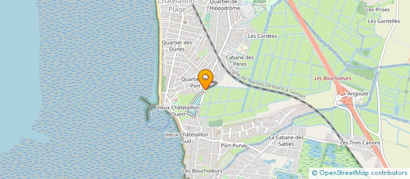 localisation de l'entreprise MONSIEUR JEAN-MICHEL THERAUD à CHATELAILLON-PLAGE