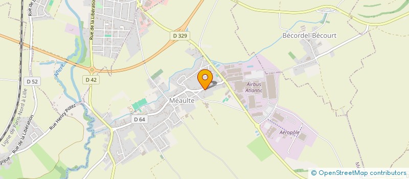 localisation de l'entreprise MONSIEUR JEAN-MICHEL THIESSART  THIEPVAL