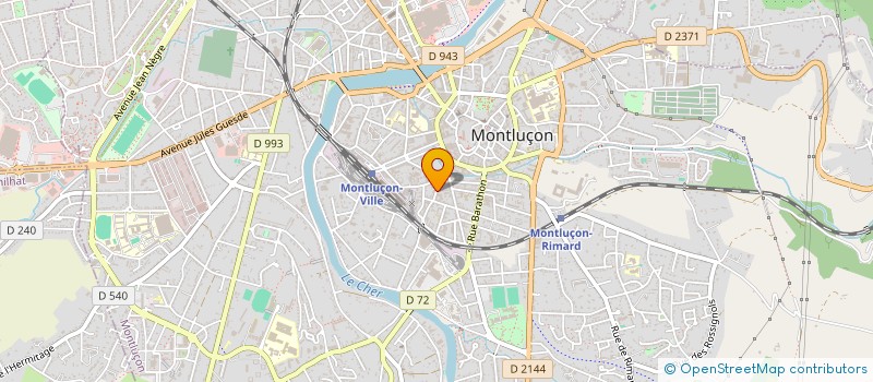 localisation de l'entreprise MONSIEUR JEAN MICHEL TINET à MONTLUCON