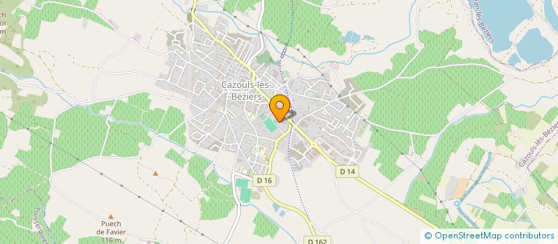 localisation de l'entreprise MONSIEUR JEAN-MICHEL TITONE  CAZOULS-LES-BEZIERS