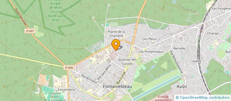 localisation de l'entreprise MONSIEUR JEAN MICHEL TROUDET à FONTAINEBLEAU