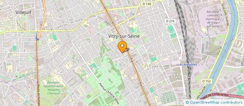 localisation de l'entreprise MONSIEUR JEAN-MICHEL TRUONG à VITRY-SUR-SEINE