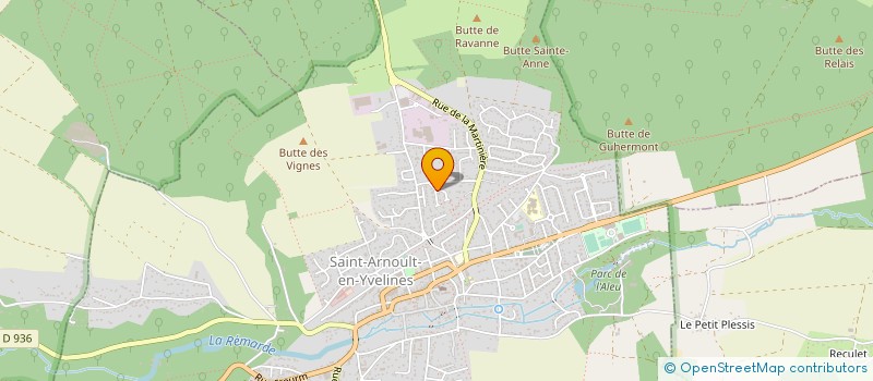 localisation de l'entreprise MONSIEUR JEAN-MICHEL TURBAN  SAINT-ARNOULT-EN-YVELINES