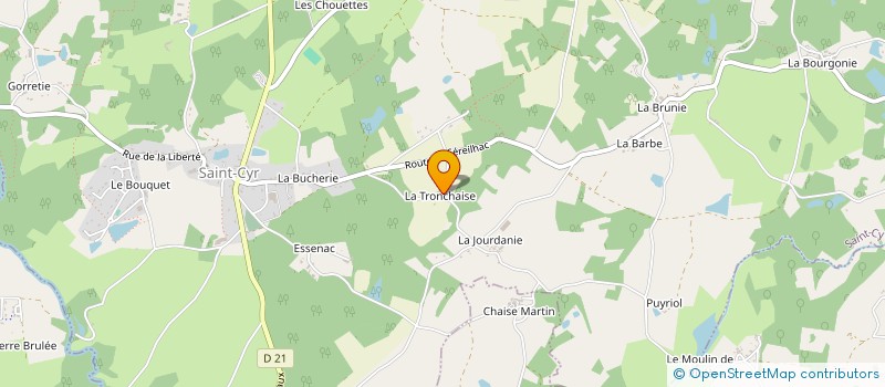 localisation de l'entreprise MONSIEUR JEAN-MICHEL VANIN  ESSE