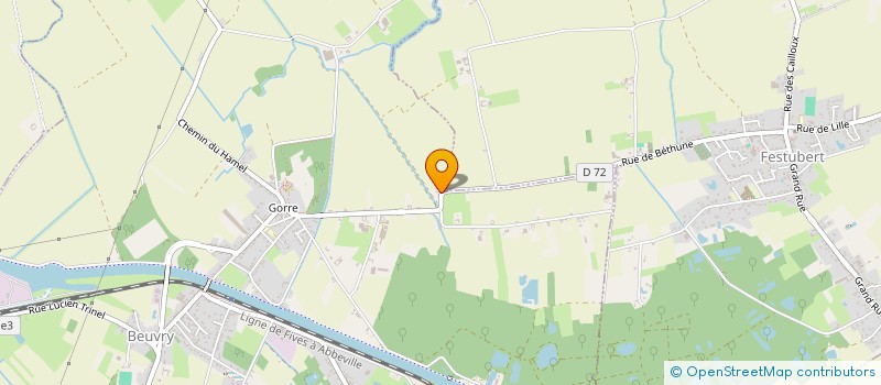 localisation de l'entreprise MONSIEUR JEAN MICHEL VANTOUROUX  BEUVRY