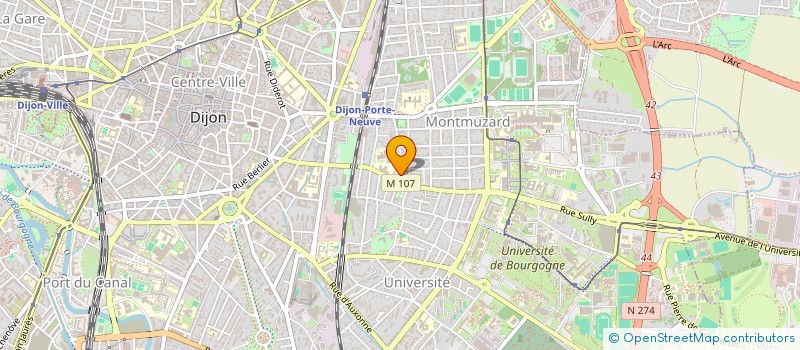 localisation de l'entreprise MONSIEUR JEAN-MICHEL VAUCHOT  DIJON