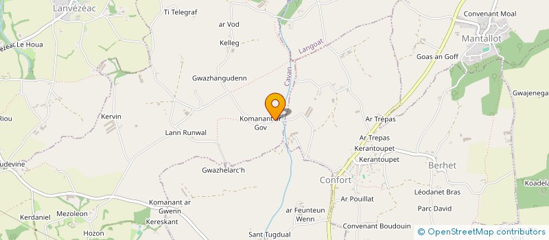 localisation de l'entreprise MONSIEUR JEAN-MICHEL VEILLON  CAVAN