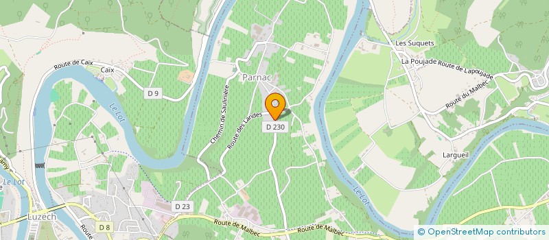 localisation de l'entreprise MONSIEUR JEAN-MICHEL VIALATTE  PARNAC