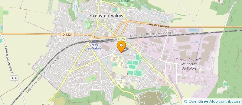 localisation de l'entreprise MONSIEUR JEAN-MICHEL VICQ à CREPY-EN-VALOIS