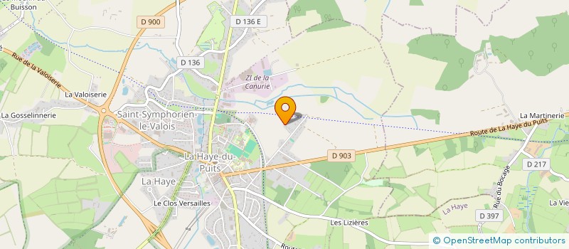 localisation de l'entreprise MONSIEUR JEAN-MICHEL VIDEGRAIN  LA HAYE