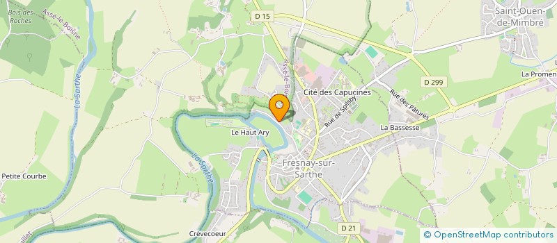 localisation de l'entreprise MONSIEUR JEAN-MICHEL VIGEZZI à FRESNAY-SUR-SARTHE