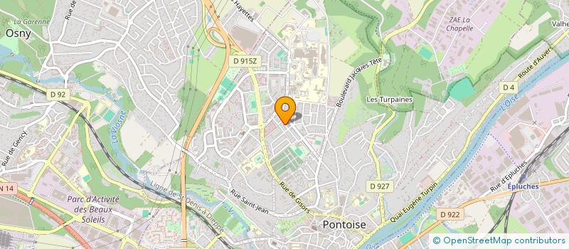 localisation de l'entreprise MONSIEUR JEAN MICHEL VIGNERON  PONTOISE