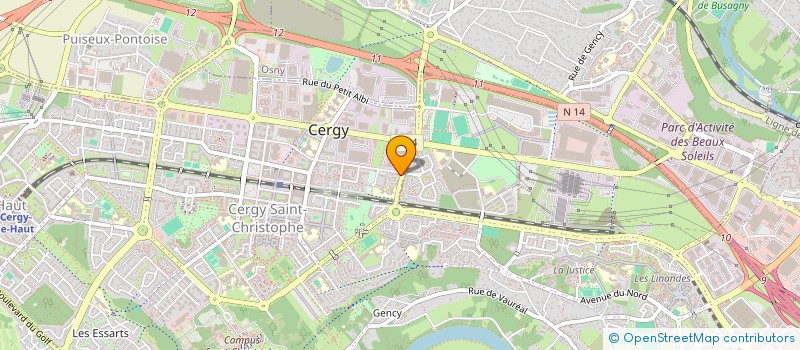 localisation de l'entreprise MONSIEUR JEAN-MICHEL VIGNESH PINEL  CERGY
