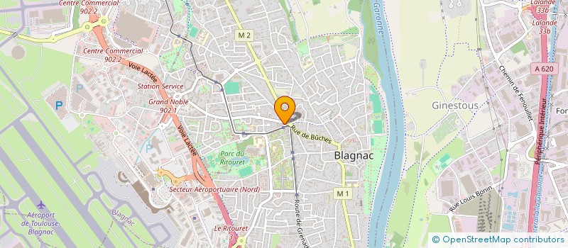 localisation de l'entreprise MONSIEUR JEAN MICHEL-VILLAZ  BLAGNAC