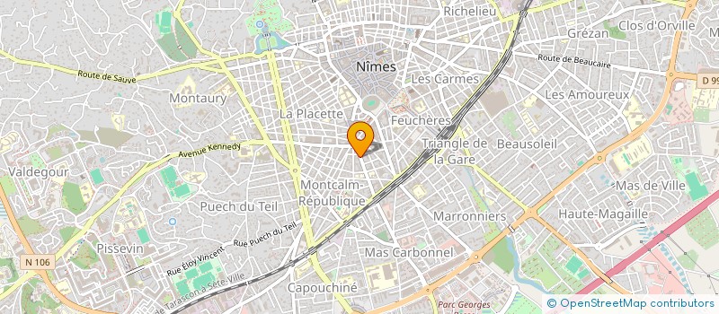 localisation de l'entreprise MONSIEUR JEAN-MICHEL VINCENT  NIMES