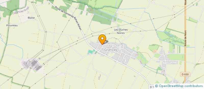 localisation de l'entreprise MONSIEUR JEAN-MICHEL VIVIER  GRANZAY-GRIPT