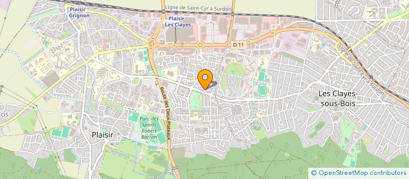 localisation de l'entreprise MONSIEUR JEAN-MICHEL VUONG  PLAISIR