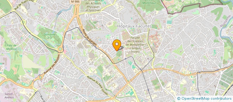 localisation de l'entreprise MONSIEUR JEAN-MICHEL WAGNER à MONTPELLIER