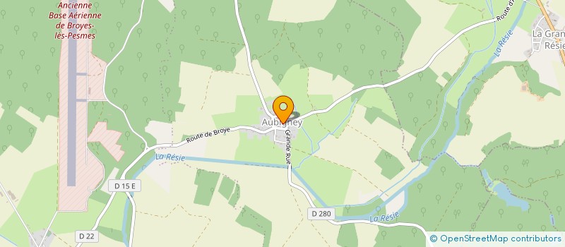 localisation de l'entreprise MONSIEUR JEAN MICHEL WALLER  BROYE-AUBIGNEY-MONTSEUGNY