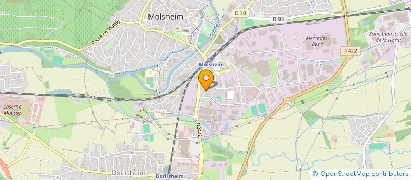 localisation de l'entreprise MONSIEUR JEAN MICHEL WEBER à MOLSHEIM