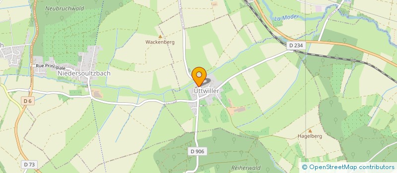 localisation de l'entreprise MONSIEUR JEAN-MICHEL WEIL  UTTWILLER