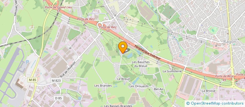 localisation de l'entreprise MONSIEUR JEAN MICHEL WEISS  BOUGUENAIS