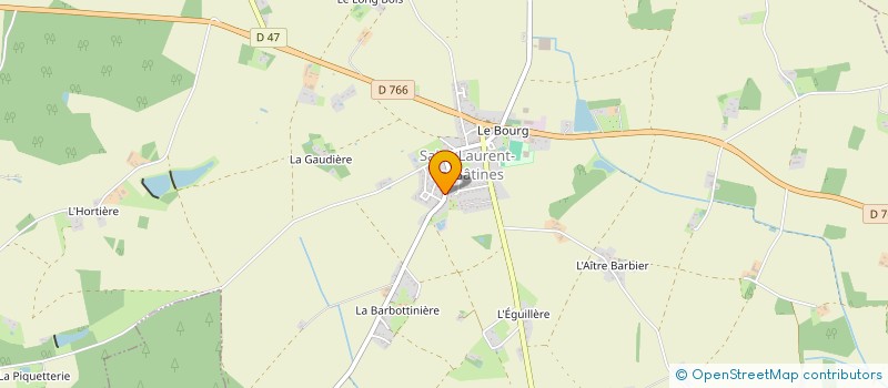 localisation de l'entreprise MONSIEUR JEAN-MICHEL WERQUIN  SAINT-LAURENT-EN-GATINES