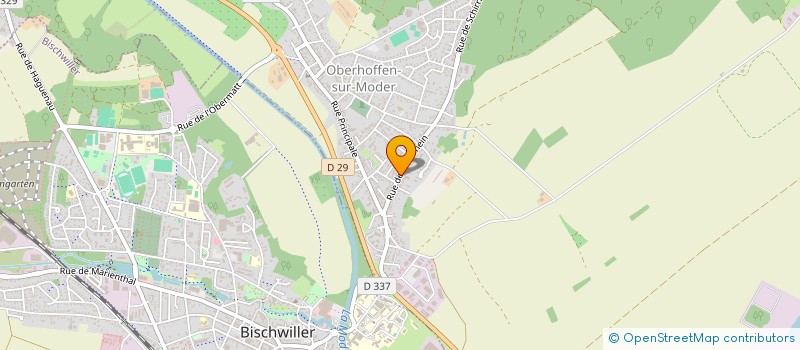 localisation de l'entreprise MONSIEUR JEAN MICHEL WOOCK  OBERHOFFEN-SUR-MODER