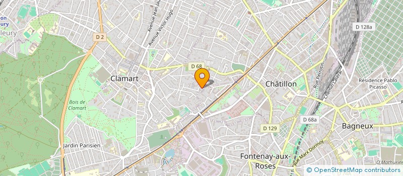 localisation de l'entreprise MONSIEUR JEAN-MICHEL ZAPLETAL à CLAMART