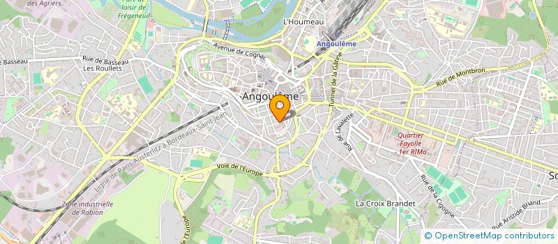 localisation de l'entreprise MONSIEUR JEAN MICHELET à ANGOULEME