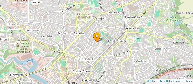 localisation de l'entreprise MONSIEUR JEAN MICHELET à BREST